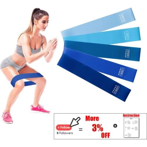 5 Pcs Stretch Mini Resistance Bands Training Exercise Elastic Fitness Rubber Bands For Sports Yoga Gym Fitness Pull Up Expander