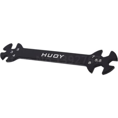 Hudy Special Tool Wrench For Turnbuckles & Nuts DY181090 3 4 5.5 7 8MM For 1/5 1/8 1/10 M3 M4 M5.5 M7 M8 Nut Screw RC Car Parts