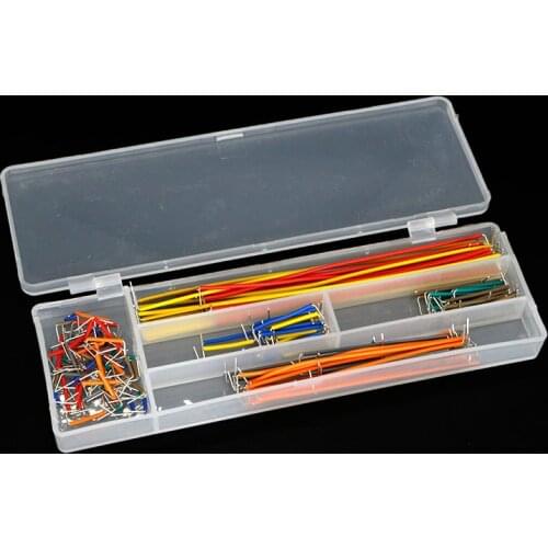 Hot Sell 140 pcs U Shape Solderless Breadboard Jumper Cable Wire Kit For Arduino Shield For raspberry pi Drop Shipping