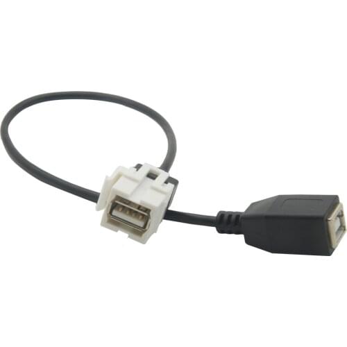 Keystone USB 2.0 A Type To B Type Female To Female 20CM Short Cable