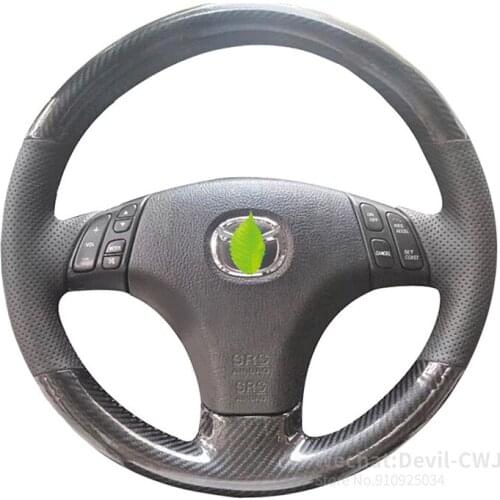 Alcantara Leather Steering Wheel Cover For Mazda 6 Mazda 3 Atenza Axela Familia Premacy Pentium B70 Auto Parts Car Accessories
