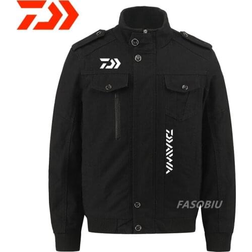 Daiwa Men Fishing Jacket Keep Warm Fishing Clothing Sports Hiking Fishing Jacket Outdoor Clothes Camping Fishing Wear