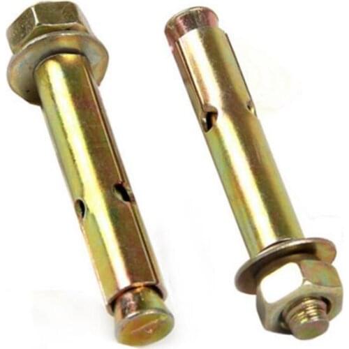 M6 M8 M10 External Hex Head Cardan Steel Color zinc expanding screws high Tensile bolts Qty 2