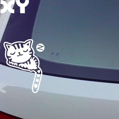 Cute Cat Reflective Tape Waterproof Car Stickers And Vinyl Decals High Quality For Volkswagen