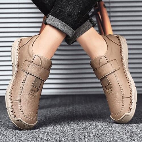 Para man soulier cuero spring 2020 scarpe formal leather mens shoes-for-men Moccasins genuino homme classic sapato size mens de
