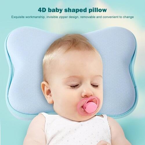 Newborn Baby Head Shaping Pillow Preventing Flat Head Syndrome(Plagiocephaly) Head and Neck Support Baby 3D Pillow for 12 Months