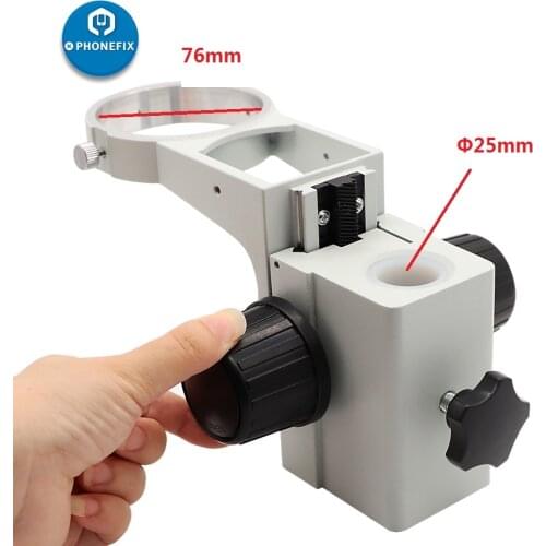 Adjustable Zoom Stereo Microscopes Focusing Holder Focusing Bracket 76mm Diameter For Trinocular Microscope Binocular Microscope