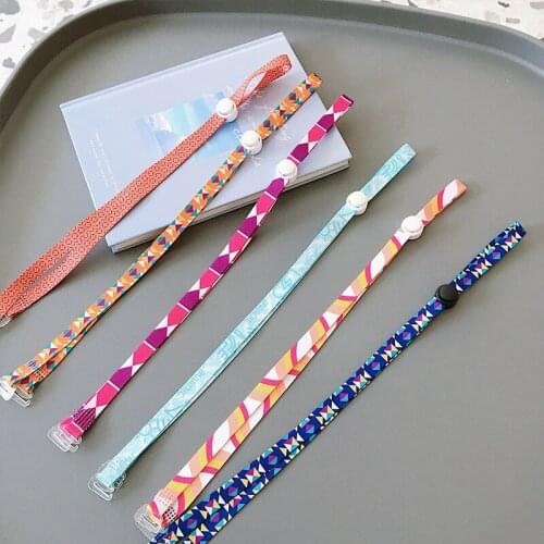 Adjustable Face Mask Lanyard Handy Convenient Holder Rope Anti-lost Anti-drop Mask Hanging Neck Rop Halter Rope Ear Hanging Rope