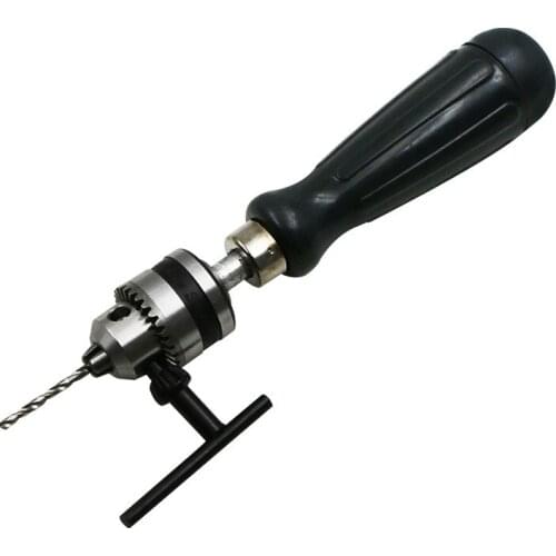 Aluminum Alloy Manual Drilling Mini Drill Bit Wenwan Model Woodworking Nuclear Carving Eye Drilling Simple Hand Drill Tools h4