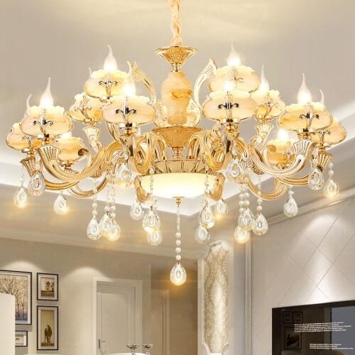 Modern Led Chandelier For Foyer Living room Diningroom Kitchen Lustre 6light Led Ceiling Dolomite Chandelier Lighting MJ1118