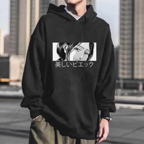 Carula Jaeger Shingeki No Kyojin Japan Anime Hoodies Fun Cartoon Attack On Titan Harajuku Winter Casual Loose Sweatshirt Female