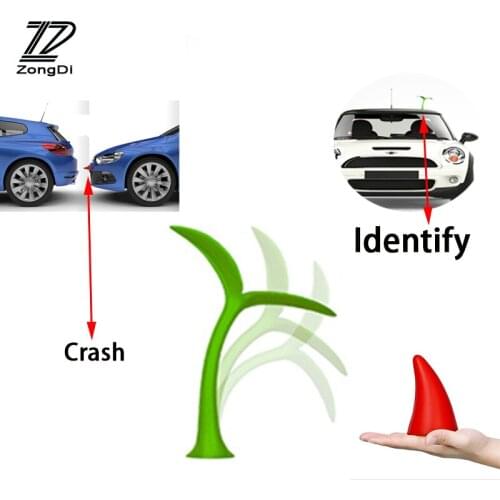 ZD 3D Car Styling Crash Funny Stickers for Toyota Avensis Rav4 Audi Q5 A6 Lifan X60 Renault Captur Skoda Yeti Ford Mondeo Kuga