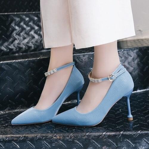 Woman Pumps autumn ol high-heeled shoes female the trend of ultra high heels female shoes Wedding Party High Heels U14-14