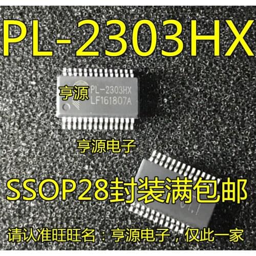 10pieces PL-2303HX PL2303 PL2303HX - SSOP-28