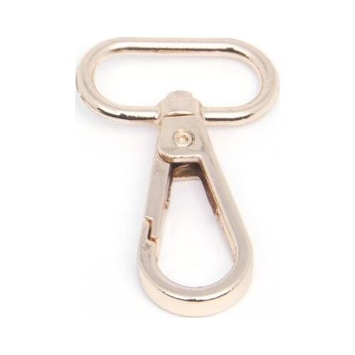 100pcs Hooks Gold Sliver Plating Metal Swivel Snap Hook Hardware Buckle Hook for Gag