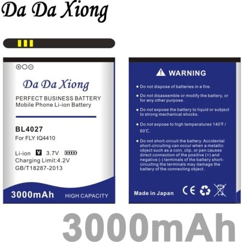 Da Da Xiong 3000mAh BL4027 Battery for FLY IQ4410 battery