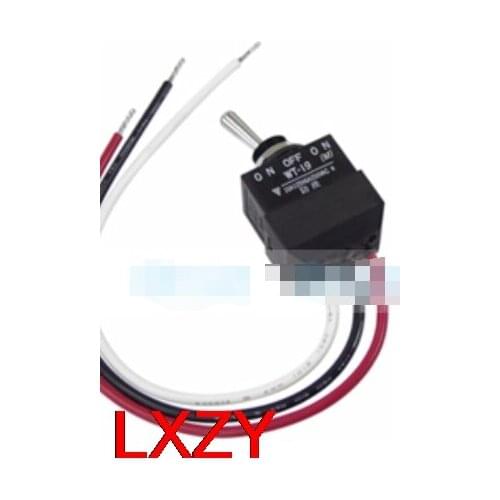 Free Shipping 2Pcs/Lot Wt19l WT-19AL Three-Gear Single Side Self-Reset Waterproof Catch Facing Switch Single-Pole Double Throw