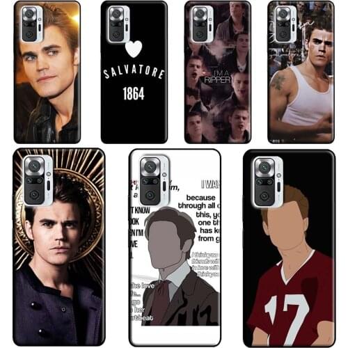 Vampire Diaries Stefan Salvatore Case For Xiaomi Redmi 9 9T 9C 8A 9A K40 Phone Cover For Redmi Note 10 9 Pro Note 8 8T 9S