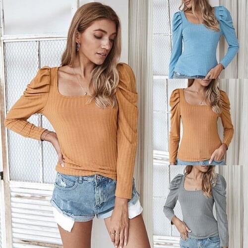 Feelingstory Women's Plain T-shirts