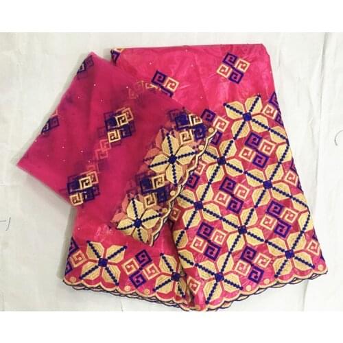 Guinea brocade fabric for women 2019 high quality lace tissu african bazin riche brocade latest bazin riche fabric 5+2yards/lot