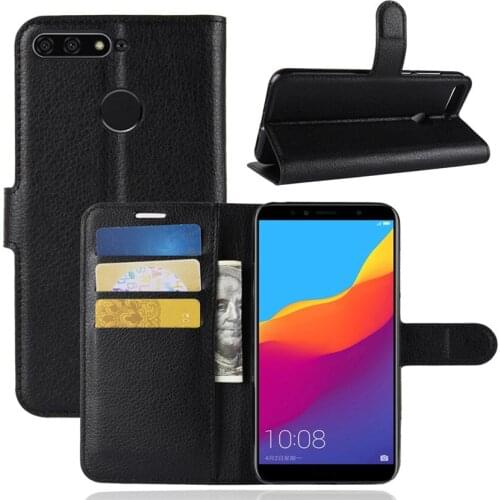 For Huawei Y6 prime 2018 Case Cover Flip Leather Phone Case For Huawei Honor 7A Pro/Enjoy 8E Wallet Leather Stand Cover