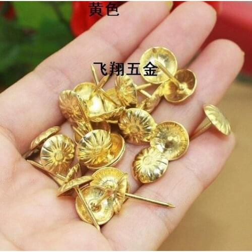 Hardware Decorative Upholstery Tacks Antique round Nail Studs Leather Crafts Furniture sofa decor 11mm*16mm nail
