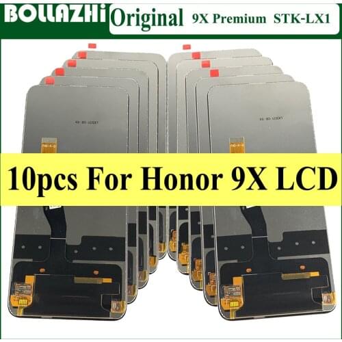 Wholesale 10 Piece For Huawei Honor 9X Global Premium LCD Display Touch Screen touch Digitizer Assembly STK-LX1 lcd 6.59