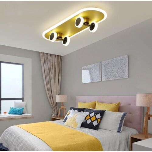 Childrens Room Ceiling Lamp Led Lighting Creative Boy And Girl Princess Room Warm Bedroom Lamp