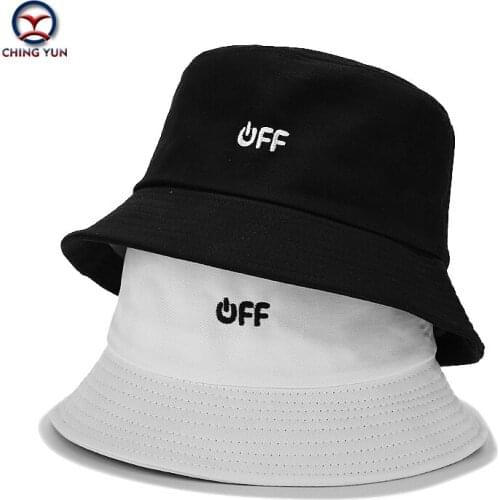 New Hat spring and summer Macarons OFF embroidery beach fisherman hat men and women outdoors sunscreen casual sunshade hats