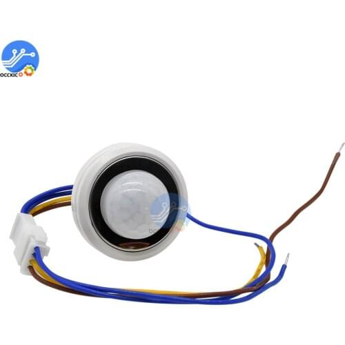 AC 85V-265V LED PIR Infrared Detector IR Infrared Motion Sensor Switch Adjustable Time Delay Switch for Home Lighting Induction