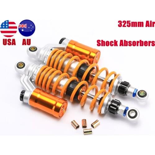 Universal 12.80" 325mm Motorcycle Shock Absorbers Air Suspension For Scooter Moped Quad ATV BMW Honda Yamaha Suzuki