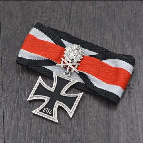 Top quality WW2 German Medal Iron Cross Knight Cross 1939 1813 EK2 Badge with Certificate