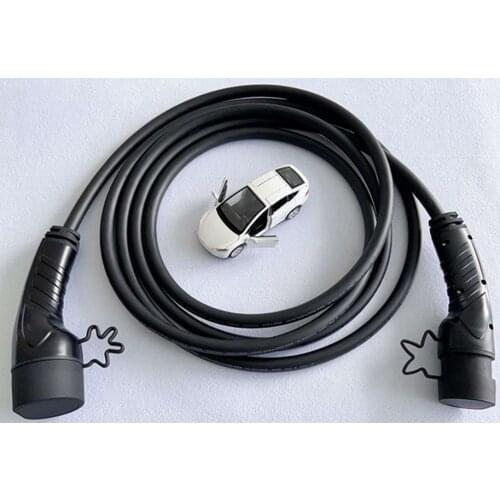 Electric car charger32A EVSE charger cable complies with IEC 62196-2 for Type 2 electric vehicle converter adapter