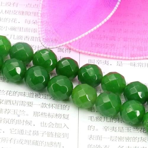 Green Aventurine faceted loose beads round 10mm 15inches DIY stone beads best selling women fashion jewelry making wholesale