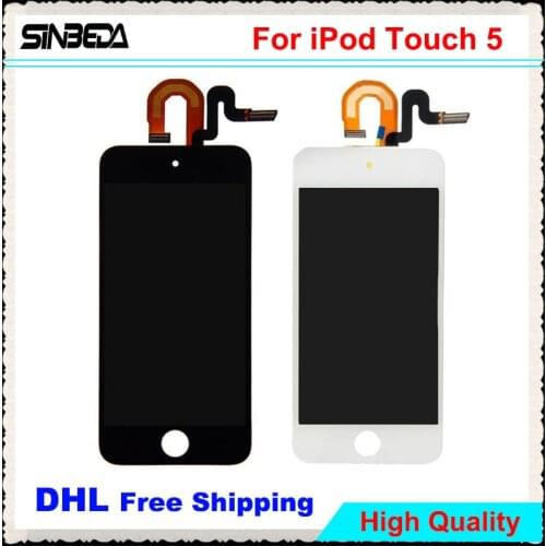 Sinbeda 5pcs/lot For iPod Touch 5 5th LCD Display with Touch Screen Digitizer Assembly For iPod Touch 6 6th DHL Free Shipping