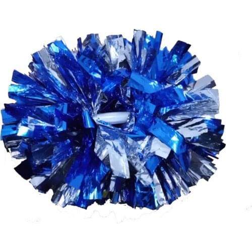 40CM Cheerleader sports pompons (6 pieces/lot) PVC Cheerleader pompoms Game Cheerleading supplies Color can free combination