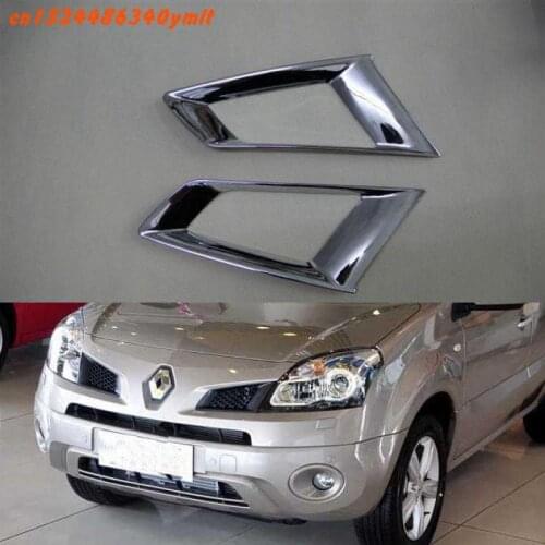 ABS Chrome Front Grille Around Trim Racing Grills Trim gyhu For Renault Koleos 2009 2010 2011 2012 2013 2014 2015 2016
