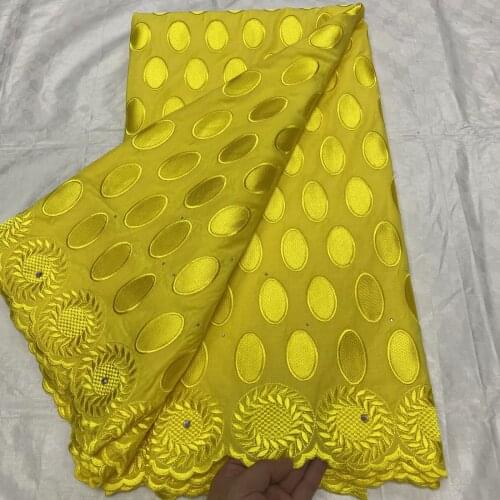 African Lace Fabric 2021 Swiss Voile Lace Cotton Material Lace High Quality Swiss Voile Lace In Switzerland Dubai Fabric 5yards