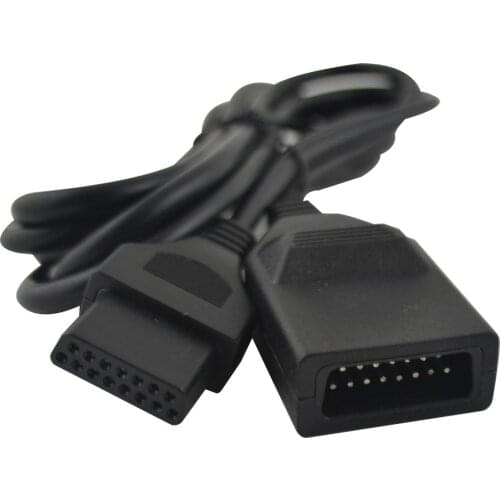 Free shipping 15 pin 1.8 meter MVS AES controller gamepad joystick extension cable for N-EOGEO for SNK 6 footg