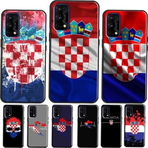 Croatia Coat Of Arms Flag Case For Realme C3 C11 C15 Q2 X50 X7 6 7 Pro Cover For OnePlus 7 8 Pro Nord 7T 8T Case