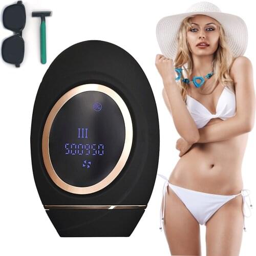 IPL Hair Removal Mini Handheld Laser Epilator Machine Whole Body Permanent Painless Depilador 500000 Flash Hair Remover Devices