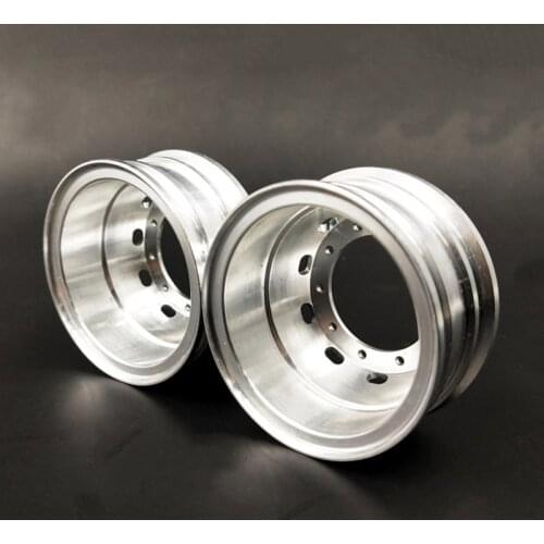 Metal Wheel Hub Steel Ring for 1/14 Tamiya RC Truck Trailer Tipper Scania MAN Benz Actros Volvo Car Diy Parts