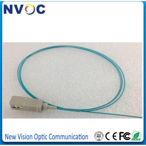 10Pcs SCUPC MM OM1 0.9mm 1M Fiber Optic Pigtail Single Mode Multi Mode Simplex OM2/OM3/OM4/OM5 1Meter 0.9MM Fiber Pigtail