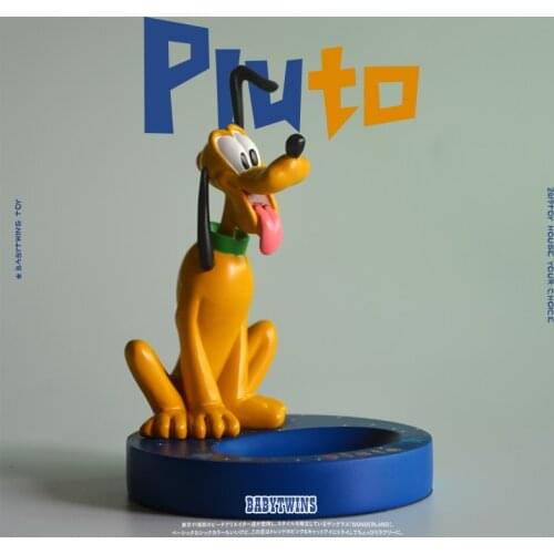 1PCS 12cm riginal single Walt Disney flying dog Pluto paper clip storage plate creative storage ornament model