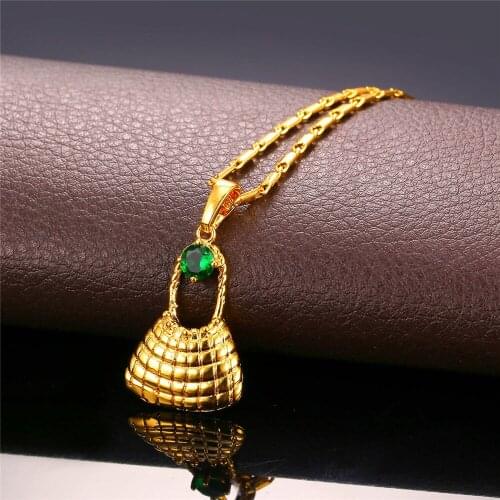 Collare Bilum Necklaces & Pendants Gold Color Wholesale Charm Pendant Necklace Women Papua New Guinea Jewelry P990