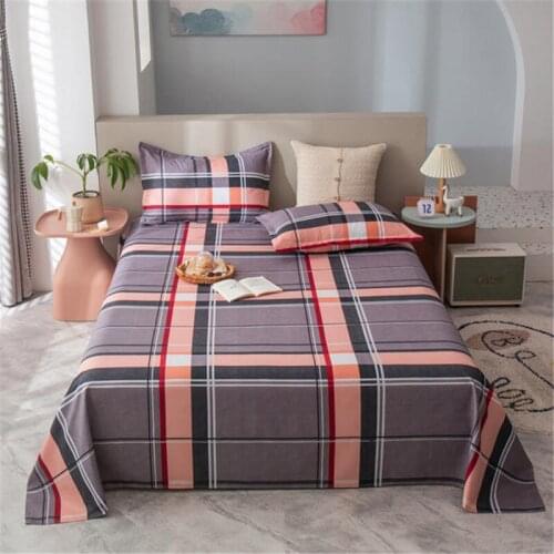 Bed Sheet Mattress Protector Cover Flat Sheet 1pcs Soft bedclothes Twin Full Queen King Size