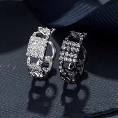 New Simple Girl Silver Color Chain Clip On Earrings Fashion Trend Ear Cuff For Women Girls Jewellery Valentine Day Gift Zk45