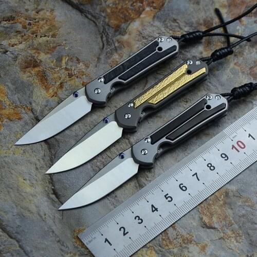 Kevin John Small Sebenza 21 Folding Knife M390 Blade TC4 Titanium Outdoor Camping Hunting Pocket Fruit Knives EDC Tools