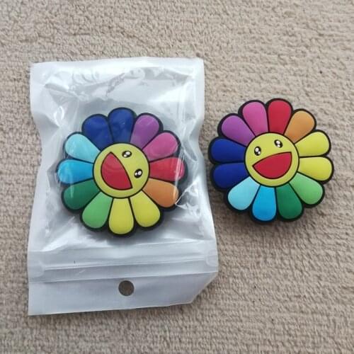 20pcs Universal Silicone Sunflower Daisy Grip Mobile Phone Holder Stand Cell Phone Holder Stand