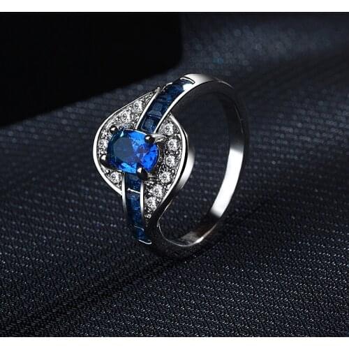 MENGYI Simple Charm Geometry Ring For Women Wedding Band Jewelry Promise Engagement Rings Multicolor Zircon Selection
